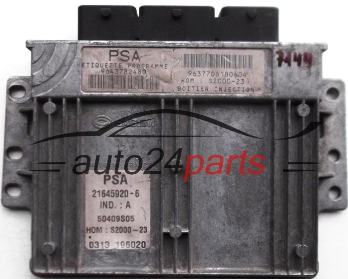 calculateur moteur pour citroen xsara et peugeot 206 1.4