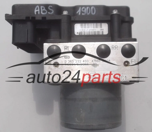 ABS POMPA NISSAN NV200 1.5 TDCI BOSCH 0 265 232 403, 0265232403, 47660 JX50A, 47660JX50A, 0265800863