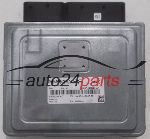 ECU ENGINE CONTROLLER FORD FOCUS 1.6 SIEMENS 5WP22350AD, 5M5P-12B565-AF