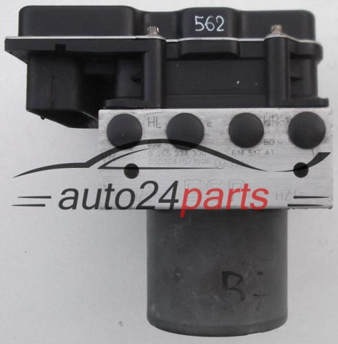 ABS Pumpe und steuergerat  AUDI A4 BOSCH 0 265 234 330, 8E0 614 517 AT