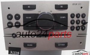 RADIO CD MP3 OPEL 497 316 088 / 497316088 / 13 255 553 AT / 13255553AT / CD30 
