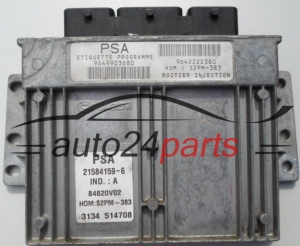 MOTORSTEUERGERÄT ECU STEUERGERÄT CITROEN C3 Sagem 21584159-6, 215841596, 9649903680 