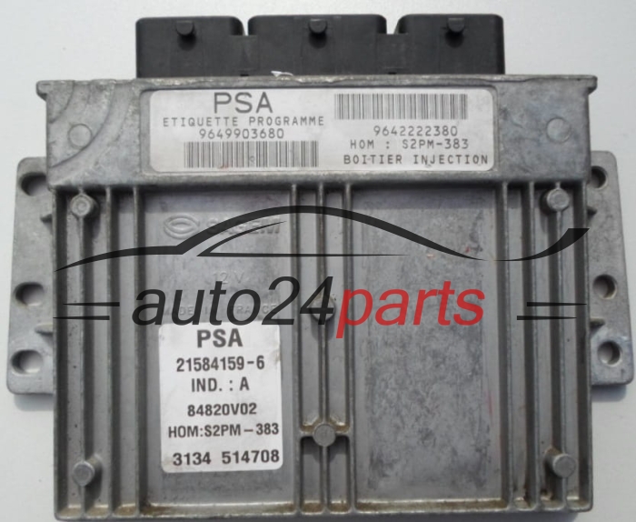 MOTORSTEUERGERÄT ECU STEUERGERÄT  CITROEN C3 Sagem 21584159-6,  9649903680