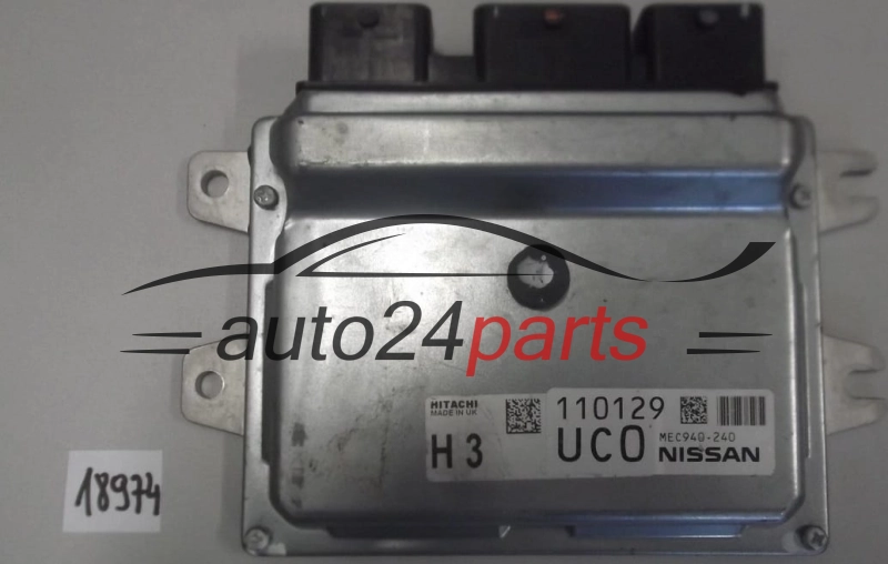 KOMPUTER STEROWNIK SILNIKA NISSAN QASHQAI 1.6 MEC940-240, MEC940240, H3 