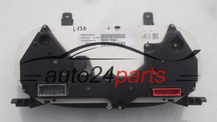 SPEEDOMETER INSTRUMENT CLUSTER RENAULT KANGOO SAGEM 21671176-3, 216711763, 21671765-3, 216717653, P8200176654