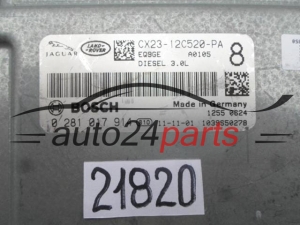 CENTRALINA MOTORE LAND ROVER JAGUAR 3.0 DIESEL BOSCH 0 281 017 914, 0281017914, CX23-12C520-PA, CX2312C520PA
