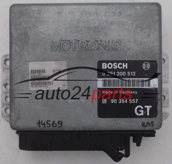 BOSCH 0 261 200 512, 0261200512, GM 90 354 557 GT, 90354557GT