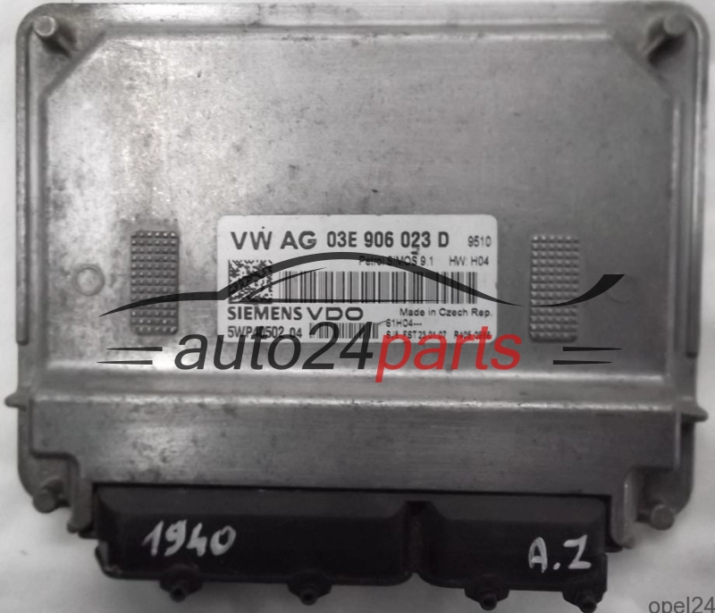 calculateur moteur pour seat ibiza, skoda fabia, volkswagen polo 1.2