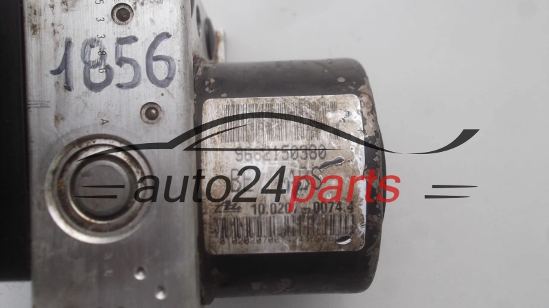 POMPE HYDRAULIQUE ET CALCULATEUR d'ABS CITROEN PEUGEOT 9662150380, ATE 10.0207-0074.4,  10.0970-1134.3