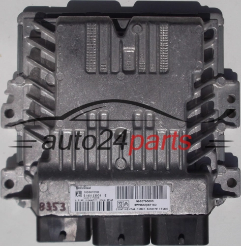 KOMPUTER STEROWNIK SILNIKA CITROEN PEUGEOT 1.6 HDI Continental S180123001 E