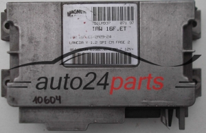 KOMPUTER STEROWNIK SILNIKA LANCIA Y YPSILON 1.2 MAGNETI MARELLI IAW16FET, IAW 16F.ET, 61602.074.02, 6160207402, 46448299 - 10604, 14146