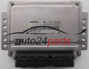 KOMPUTER STEROWNIK SILNIKA FIAT MULTIPLA STILO BOSCH 0 281 010 334, 0281010334, 55181337, 18642YAA - 13782, 13725