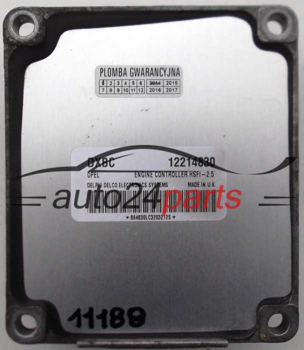 CALCULATEUR MOTEUR OPEL MERIVA DELPHI DELCO 12214830 DXBC