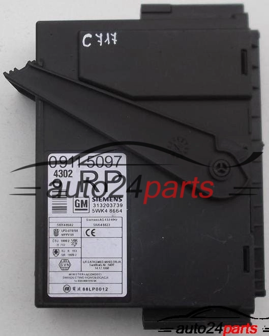  KOMFORTSTEUERGERÄT OPEL CORSA MERIVA 09 115 097 RP