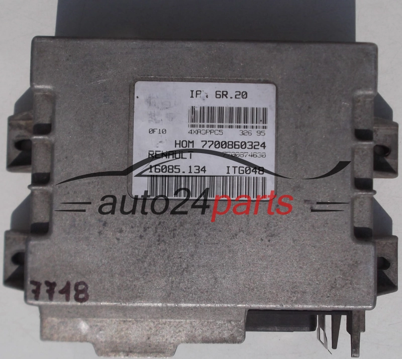 Μονάδα Ελέγχου Κινητήρα RENAULT TWINGO 1.2, MAGNETI MARELLI IAW 6R.20, IAW6R20, 7700860324, 7700874630, 16085.134, 16085134