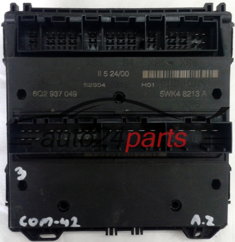 CONFORT MODULE 6Q2937049, 6Q2 937 049, SIEMENS 5WK4 8213 A, 5WK48213A SEAT IBIZA SKODA FABIA VW POLO