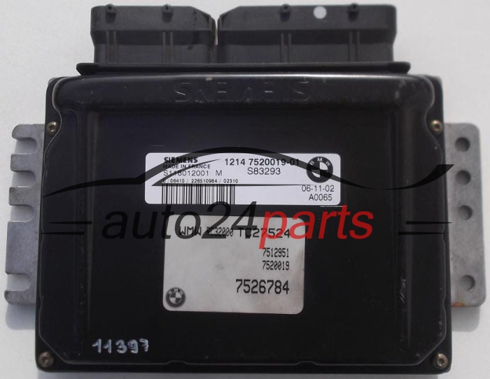 KOMPUTER STEROWNIK SILNIKA MINI ONE COOPER 1.6 SIEMENS S118012001 M,  1214 7520019-01, 1214752001901