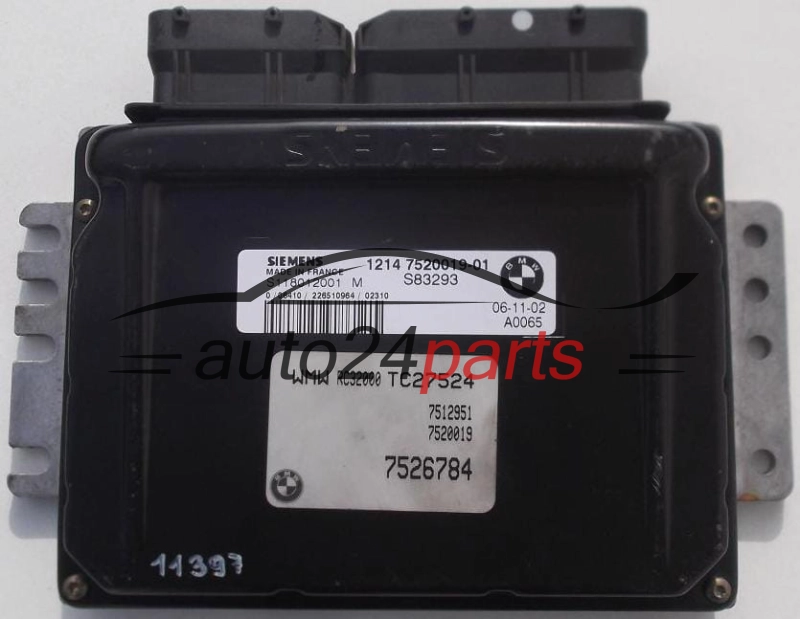 KOMPUTER STEROWNIK SILNIKA MINI ONE COOPER 1.6 SIEMENS S118012001 M,  1214 7520019-01, 1214752001901