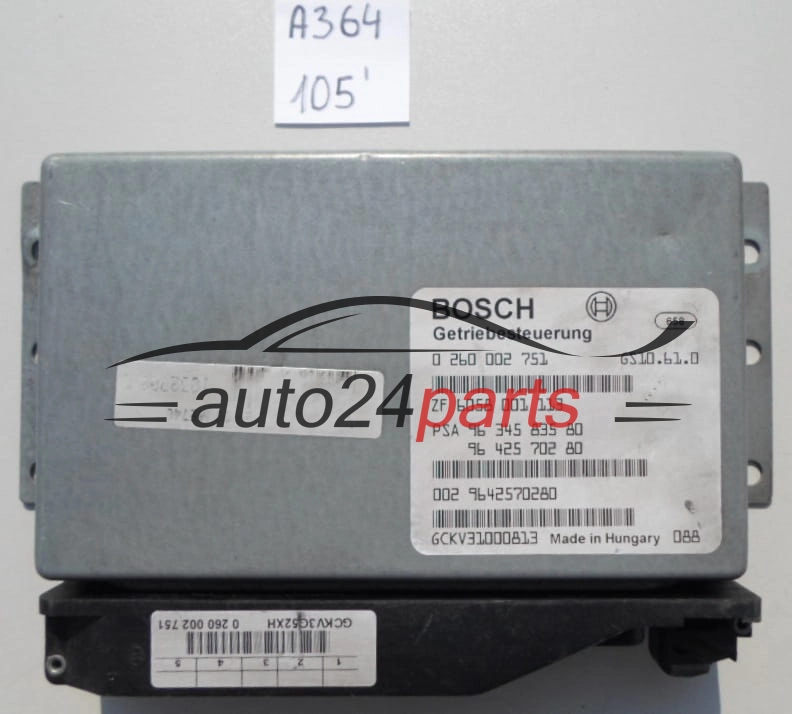 STEROWNIK SKRZYNI AUTOMATYCZNEJ CITROEN PEUGEOT BOSCH  0260002751,  9634583580 