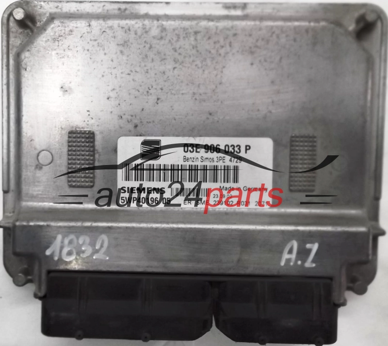 Centralita de motor Seat Ibiza Cordoba 1.2 AZQ 03E906033P Siemens 5WP40196 Benzin Simos 3PE 4729