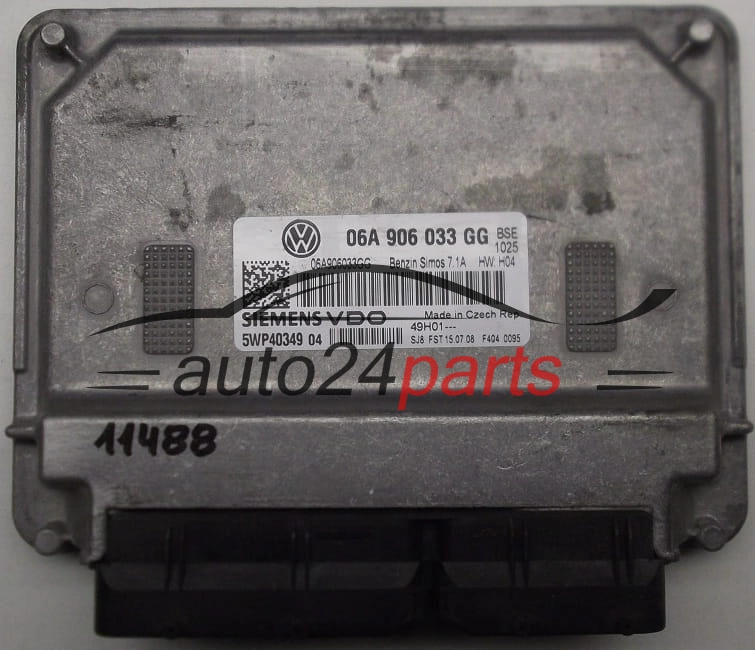 KOMPUTER STEROWNIK SILNIKA VW VOLKSWAGEN GOLF 1.6 SIEMENS VDO 5WP40349 04