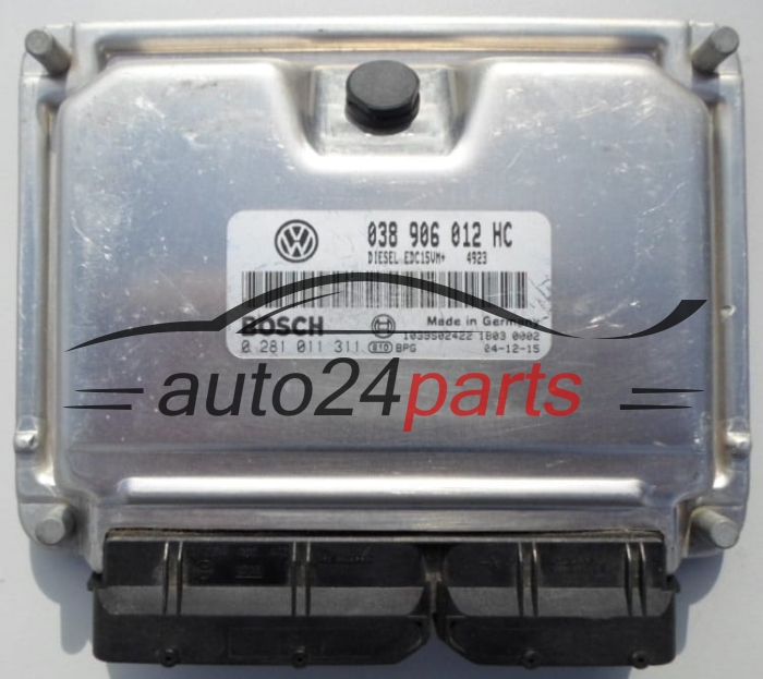 Μονάδα Ελέγχου Κινητήρα SKODA OKTAVIA 1.9 TDI BOSCH 0 281 011 311,  038 906 012 HC