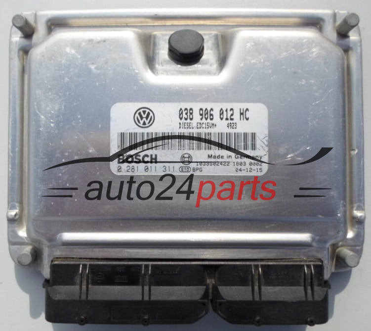 Μονάδα Ελέγχου Κινητήρα SKODA OKTAVIA 1.9 TDI BOSCH 0 281 011 311,  038 906 012 HC