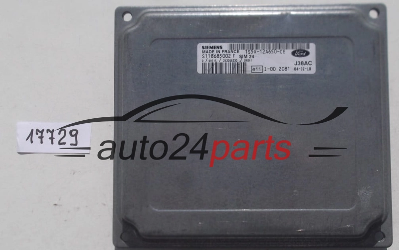 Μονάδα Ελέγχου Κινητήρα FORD KA 1.3 SIEMENS S118685002 F