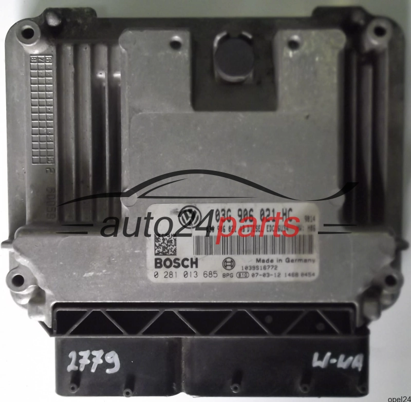 MOTORSTEUERGERÄT ECU STEUERGERÄT VW VOLKSWAGEN GOLF 2.0 TDI 03G906021HC