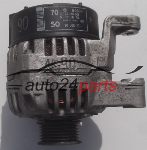 Γεννήτρια  OPEL VECTRA B 2.0 DTI DTL BOSCH 0 123 110 006, 0123110006, 90 506 201 SQ, 90506201 SQ, 70A 