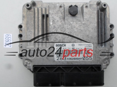 MOTORSTEUERGERÄT ECU STEUERGERAT FIAT DOBLO 1.6 JTD BOSCH 0 281 018 721, 0281018721, 51915427