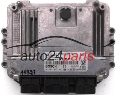 ECU ENGINE CONTROLLER  FORD MONDEO 1.8 TDCI BOSCH 0 281 015 243, 0281015243, 8M51-12A650-YE, 8M5112A650YE, YEAA 