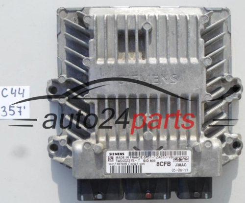 KOMPUTER STEROWNIK SILNIKA FORD FOCUS C-MAX 2.0 TDCI SIEMENS 5WS40227E-T, 5WS40227ET, FoMoCo 6M51-12A650-VB, 6M5112A650VB, 8CFB, SID803