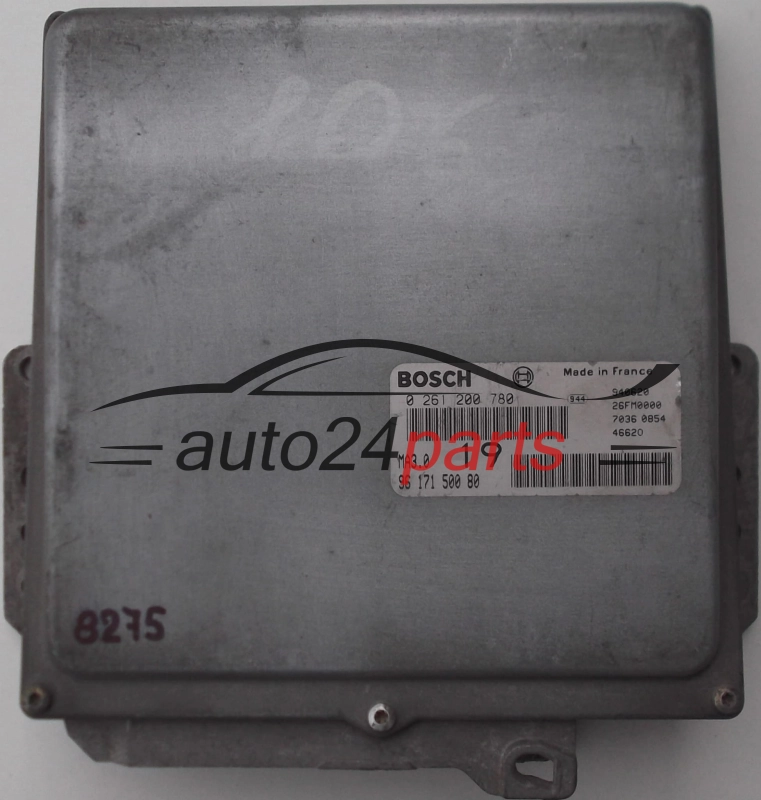 KOMPUTER STEROWNIK SILNIKA CITROEN PEUGEOT 1.0 BOSCH 0 261 200 780, 96 171 500 80
