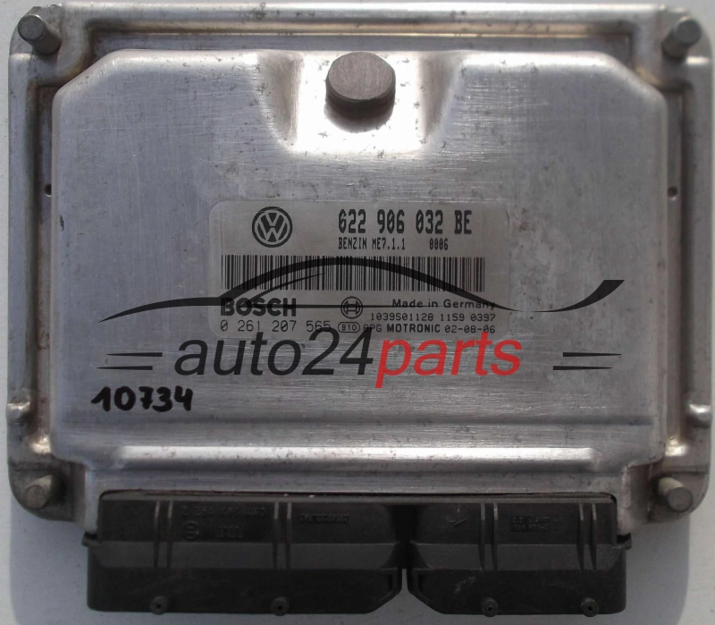 MOTORSTEUERGERÄT ECU STEUERGERAT VW VOLKSWAGEN TOUAREG 3.2 V6 BOSCH 0 261 207 565