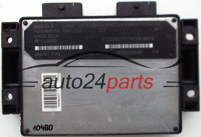 KOMPUTER STEROWNIK SILNIKA CITROEN PEUGEOT 1.9 LUCAS R04080035A PSA 9641390180