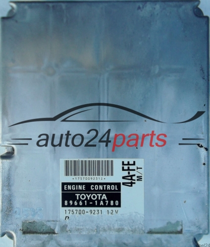 ECU CENTRALITA DE MOTOR TOYOTA COROLLA 1.6 4A-FE M/T 896611A780 1757009231