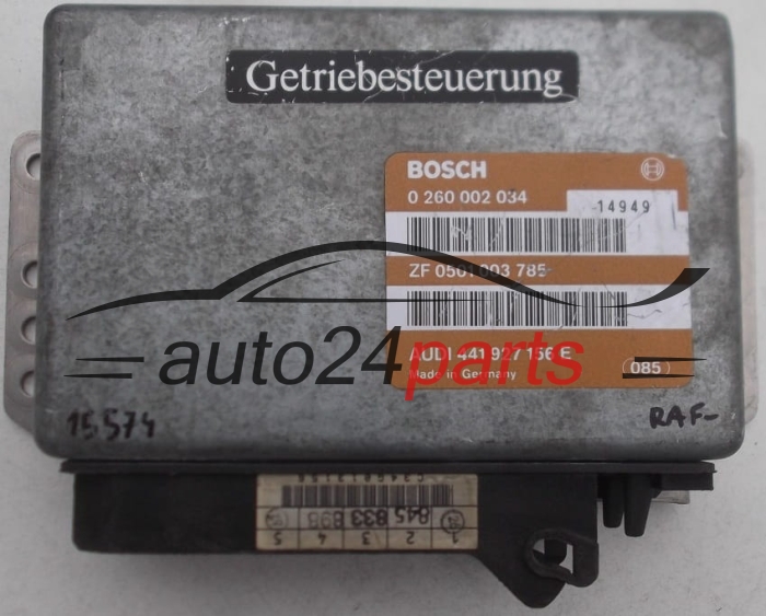 STEROWNIK SKRZYNI AUTOMATYCZNEJ AUDI V8 BOSCH 0 260 002 034, 0260002034, 441 927 156 E, 441927156E, 0501 003 785, 0501003785