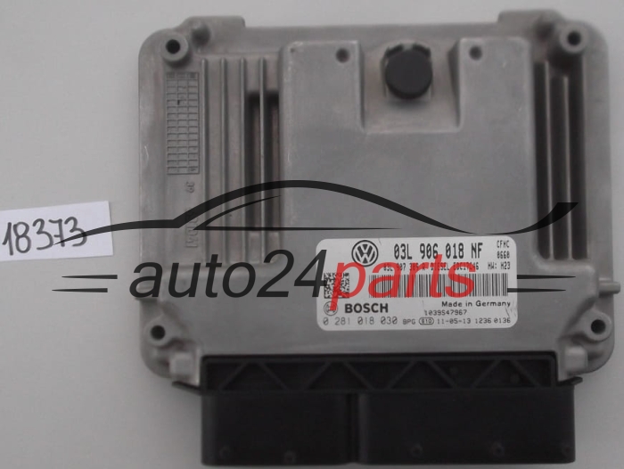 CENTRALINA DO MOTOR VW VOLKSWAGEN SKODA 2.0 TDI BOSCH 0 281 018 030, 0281018030, 03L 906 018 NF, 03L906018NF, EDC17C46