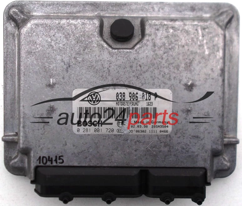 KOMPUTER STEROWNIK SILNIKA VW VOLKSWAGEN PASSAT 1.9 TDI AFN 038906018P, 038 906 018 P, BOSCH 0 281 001 720, 0281001720, DIESEL 1623, 28SA3504