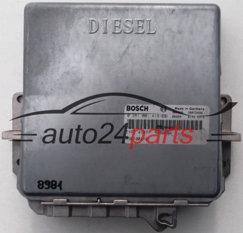 KOMPUTER STEROWNIK SILNIKA HONDA ACCORD, ROVER 200 2.0, BOSCH 0 281 001 419, 0281001419, MSB100410, TYPE4107 - 