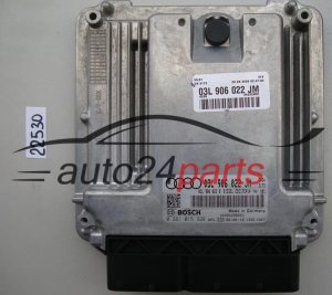 KOMPUTER STEROWNIK SILNIKA AUDI A4 2.0 TDI BOSCH 0 281 015 328, 0281015328, 03L 906 022 JM, 03L906022JM, 03L906022B, EDC17CP14 -  22530