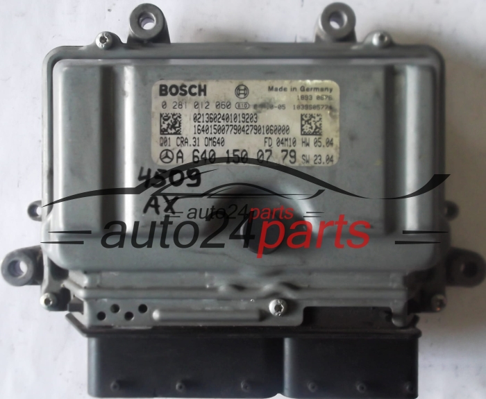 MERCEDES W168 A-KLASS A 180 CDI A6401500779, A 640 150 07 79, 6401500779 BOSCH 0281012060, 0 281 012 060, CRA.31 OM640