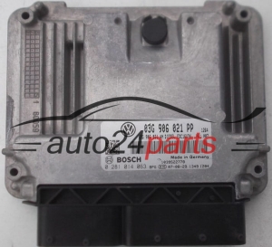 CENTRALINA MOTORE VOLKSWAGEN GOLF 2.0 TDI BOSCH 0 281 014 063, 0281014063, 03G 906 021 PP, 03G906021PP, 03G906021AN, EDC16U34 