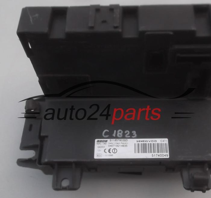 CENTRALITA DE MOTOR BSI FIAT PANDA SIEMENS S118578020D, 51740049