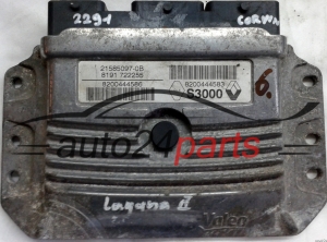 ECU CENTRALITA DE MOTOR RENAULT LAGUNA 2.0 8200444583 8200444586 SAGEM S3000 21585097-0B, 215850970B