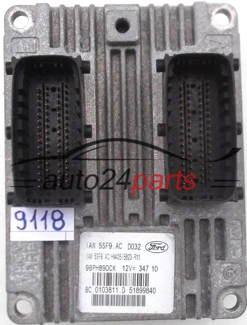  Μονάδα Ελέγχου Κινητήρα FORD KA 1.4 MAGNETI MARELLI IAW 5SF9.AC