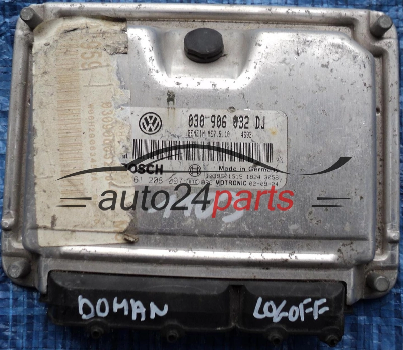 Centralita de motor Seat Arosa 1.0 030906032DJ Bosch 0261208097 ME7.5.10 4693 1039S01515 1824 3056