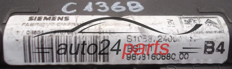CONFORT MODULE BSI CITROEN PEUGEOT SIEMENS S105872400H, 9638160680 00