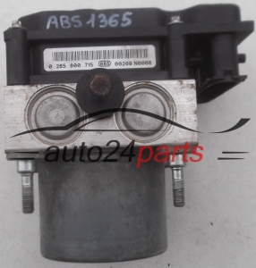 ABS POMPA I STEROWNIK FIAT PANDA BOSCH 0 265 231 312,  46802215, 0 265 800 715, 0265800715